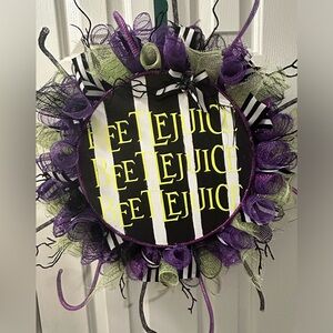Beetlejuice wreath